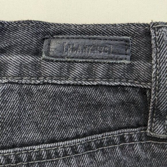 BlankNYC The Rivington Hi Rise Tapered Distressed Jeans Black "Before&After", 25 - Picture 7 of 13